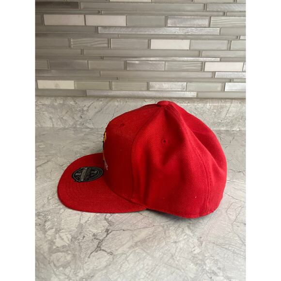 Milwaukee Bucks Retro Logo Mitchell & Ness Fitted Hat 7 1/4 - Picture 4 of 9